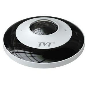 TVT 6MP Fisheye H.265 PoE IP Camera, Indoor, IR 15m