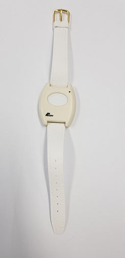 AE Wrist Watch Transmitter with leather strap - White