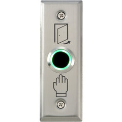 Touchless Exit Button 22mm, 115 x 39mm SS Plate CSM security suppliers Security wholesalers