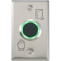 Touchless Exit Button 39mm, 115 x 70mm SS Plate CSM security suppliers Security wholesalers