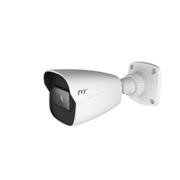 TVT 5MP Mini Bullet WDR H.265 IP Cam, 20-30m Smart IR, 2.8mm