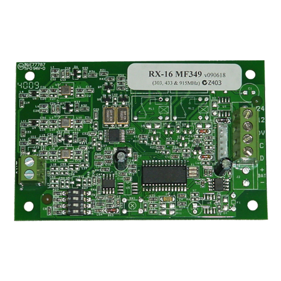 Runner BUS compatible Multi-Function (304, 433, 915MHz) Receiver. Allows all FreeWave, AE/CA & SX wireless transmitters to be learnt directly into zones or users on Runner Panel.