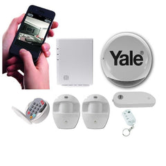 Yale 2 X PIR Wireless Smart Phone Alarm Kit CSM security suppliers Security wholesalers