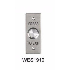 Flush Exit Button, Architrave, IP65, Fly Leads CSM security suppliers Security wholesalers